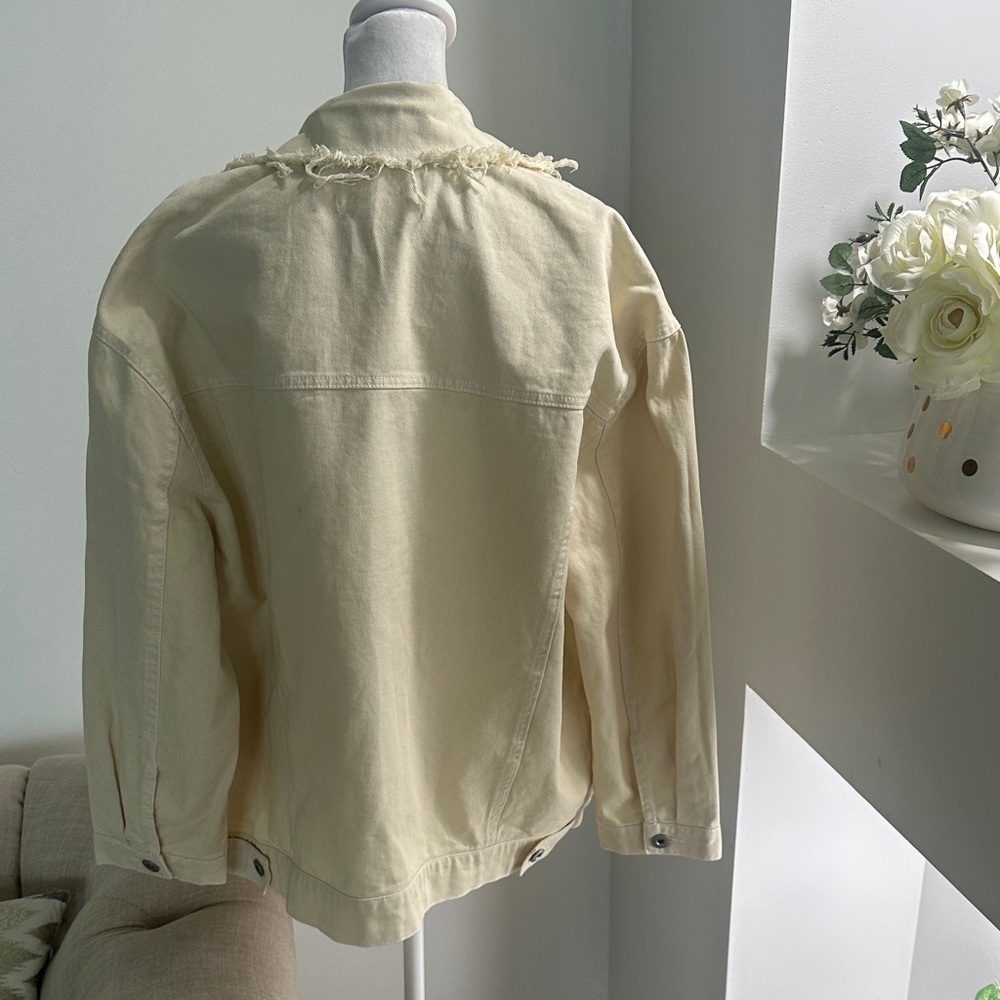 BB Dakota Cream Jean Jacket - Picture 5 of 13